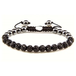 Karma Armband Spiral Black Crystal XS 82082 Karma Armband Spiral Black Crystal XS 82082
