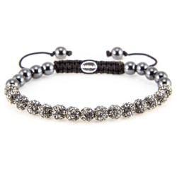 Karma Armband Spiral Grey Crystal XS 82089  Karma Armband Spiral Grey Crystal XS 82089