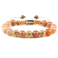 Karma Armband Spiral Salmon 32040 Karma Armband Spiral Salmon 32040