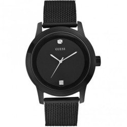 Guess GW0297G1 Mens Dress Steel Black Diamond  Guess GW0297G1 Mens Dress Steel Black Diamond