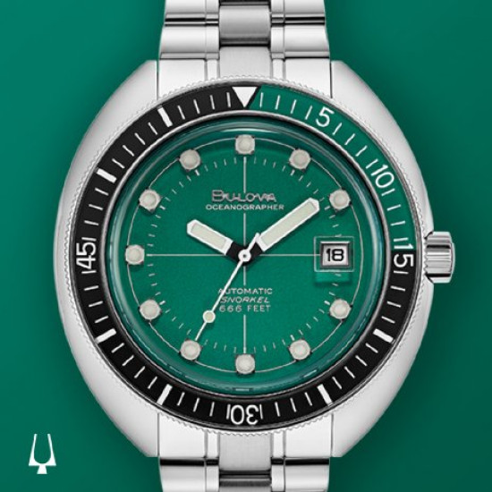 Bulova 96B322 Oceanographer Automatic Horloge Bulova 96B322 Oceanographer Automatic Horloge