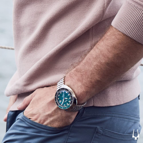 Bulova 96B322 Oceanographer Automatic Horloge Bulova 96B322 Oceanographer Automatic Horloge