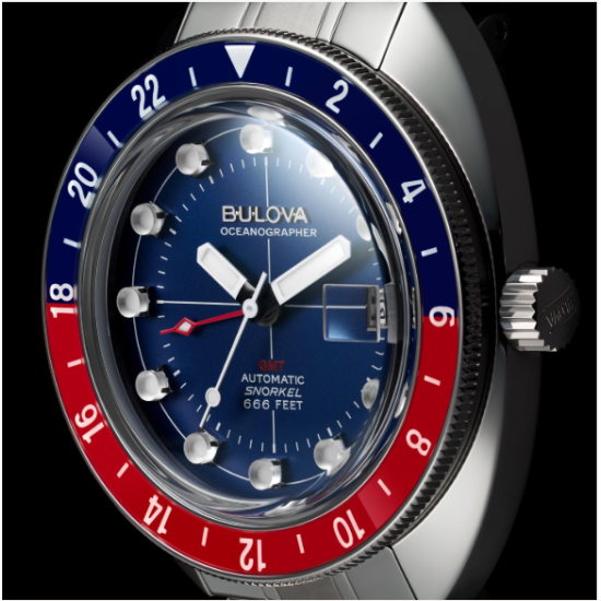 Bulova 96B405 Oceanographer GMT Horloge Bulova 96B405 Oceanographer GMT Horloge