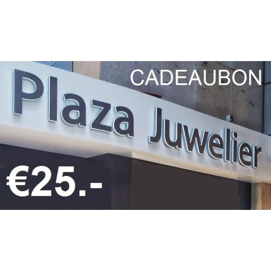 Cadeaubon €25,- Cadeaubon €25,-