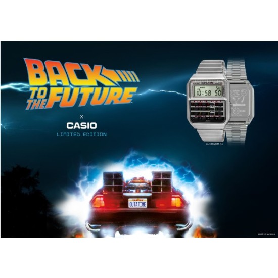 PLEASE READ THE PRODUCT DESCRIPTION Casio CA-500WEBF-1AER Back to the Future Horloge LIMITED PLEASE READ THE PRODUCT DESCRIPTION Casio CA-500WEBF-1AER Back to the Future Horloge LIMITED