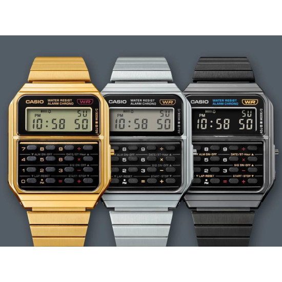 Casio CA-500WEGG-1BEF CALCULATOR Watch