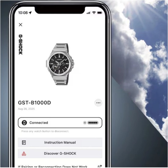 G-Shock GST-B1000D-2AER G-Steel Horloge