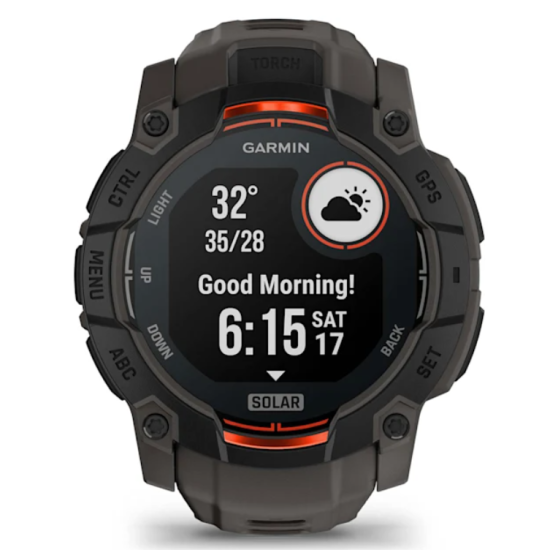 Garmin 010-02935-00 Instinct 3 Solar Horloge