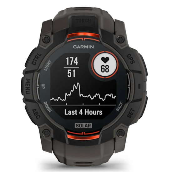 Garmin 010-02935-00 Instinct 3 Solar Horloge