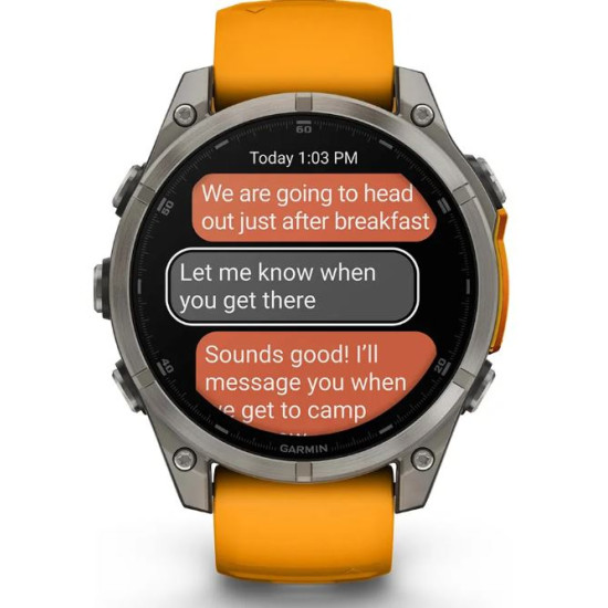 Garmin 010-02904-11 FENIX 8 Sapphire Horloge