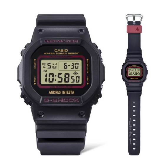 G-Shock DW-5600AI-1ER ANDRES INIESTA Horloge