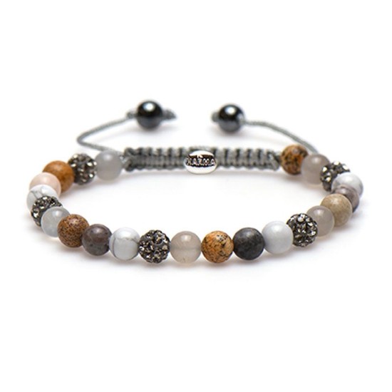 Karma Armband Spiral Generous Grey XS 83393 Karma Armband Spiral Generous Grey XS 83393