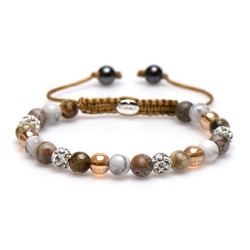 Karma Armband Spiral Brownie Beige XS 83447 Karma Armband Spiral Brownie Beige XS 83447