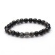 Karma Demolition silver logo bead 86536 Karma Demolition silver logo bead 86536