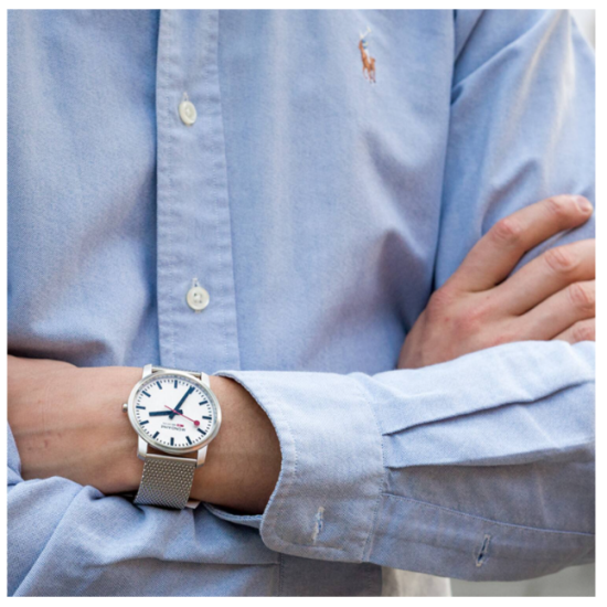 Mondaine M400.30351.16SBZ Simply Elegant Swiss Horloge