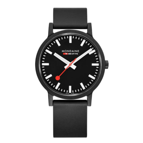 Mondaine MS1.41120.RB Essence Swiss Horloge