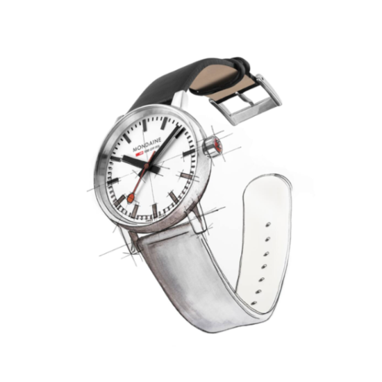 Mondaine MSE.35110.LB Evo2 Swiss Horloge Mondaine MSE.35110.LB Evo2 Swiss Horloge