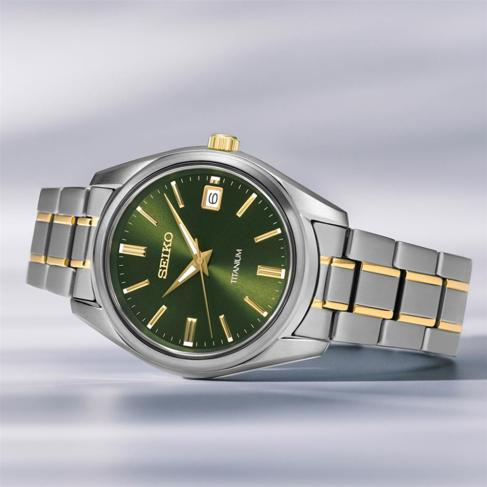 Seiko SUR377P1 Titanium Herenhorloge