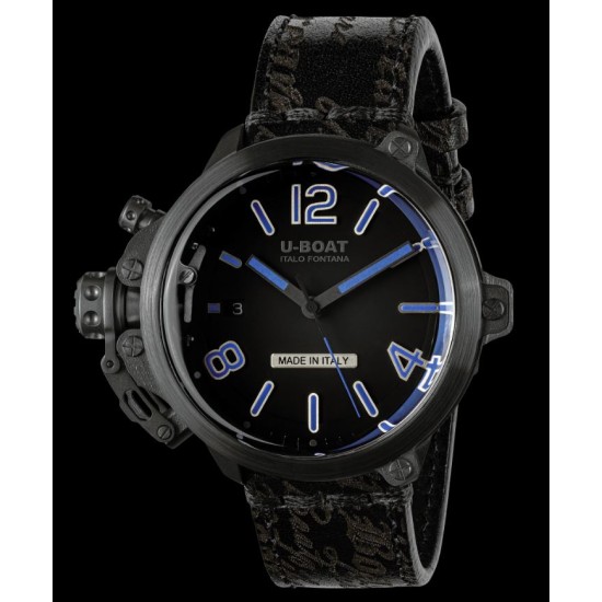 U-Boat 8808 Capsule 45mm PVD BK BL Watch