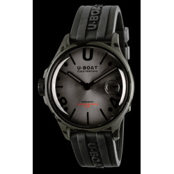 U-Boat 9550 DARKMOON 44mm BK Grey Curved Camouflage Watch