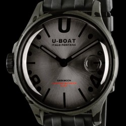 U-Boat 9550 DARKMOON 44mm BK Grey Curved Camouflage Watch