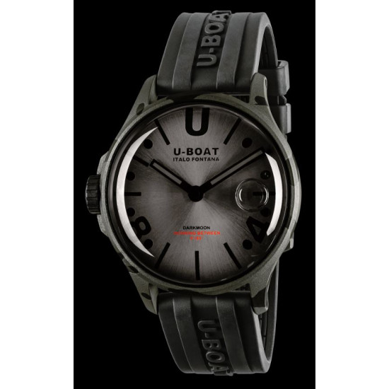U-Boat 9550 DARKMOON 44mm BK Grey Curved Camouflage Watch