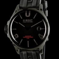 U-Boat 9552 DARKMOON 40mm BK Grey Curved Camouflage Watch
