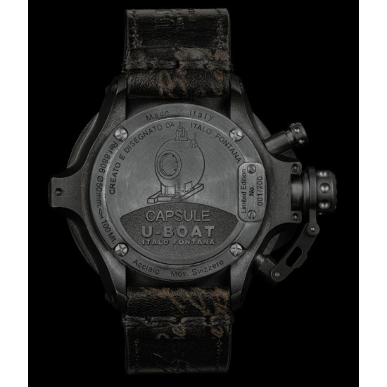 U-Boat 8806 Capsule 50mm PVD BK BL Watch
