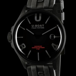 U-Boat 9545 DARKMOON 40mm BK Black Curved PVD Watch