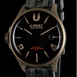 U-Boat 9549 DARKMOON 40mm BK Brown Vintage Watch