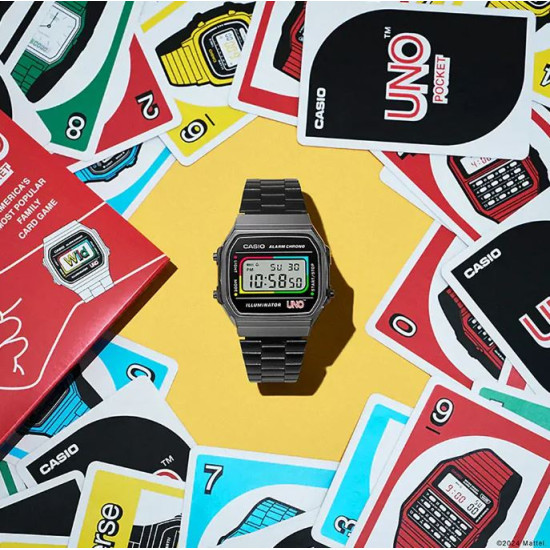 Casio A168WEUC-1AER Mattel,s UNO