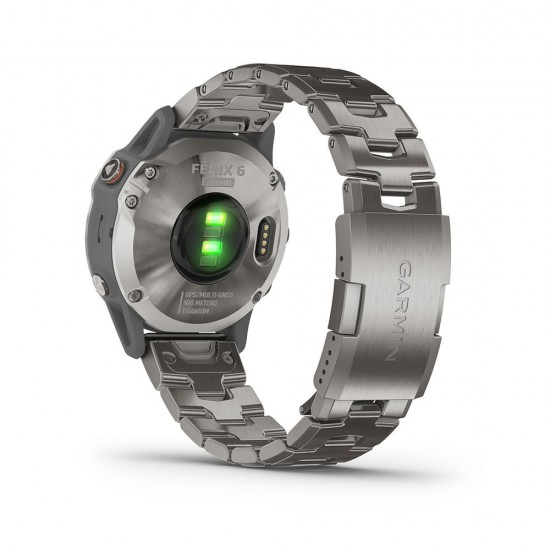 Garmin 010-02158-23 Fenix 6 GPS Smart Titanium 47mm Garmin 010-02158-23 Fenix 6 GPS Smart Titanium 47mm