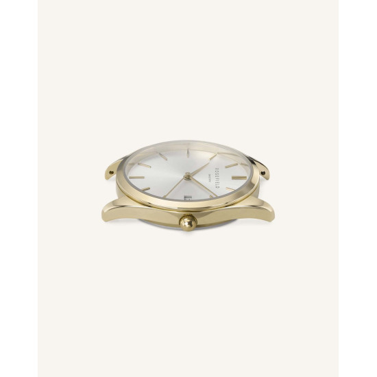 Rosefield The Ace Silver Sunray Gold 33mm Rosefield The Ace Silver Sunray Gold 33mm