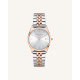 Rosefield The Ace Silver Sunray Silver Rosé Gold 33mm Rosefield The Ace Silver Sunray Silver Rosé Gold 33mm