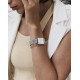 Rosefield The Boxy White Steel Silver Sunray Rosefield The Boxy White Steel Silver Sunray