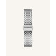 Rosefield The Boxy White Steel Silver Sunray Rosefield The Boxy White Steel Silver Sunray