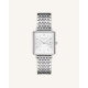 Rosefield The Boxy White Steel Silver Sunray Rosefield The Boxy White Steel Silver Sunray